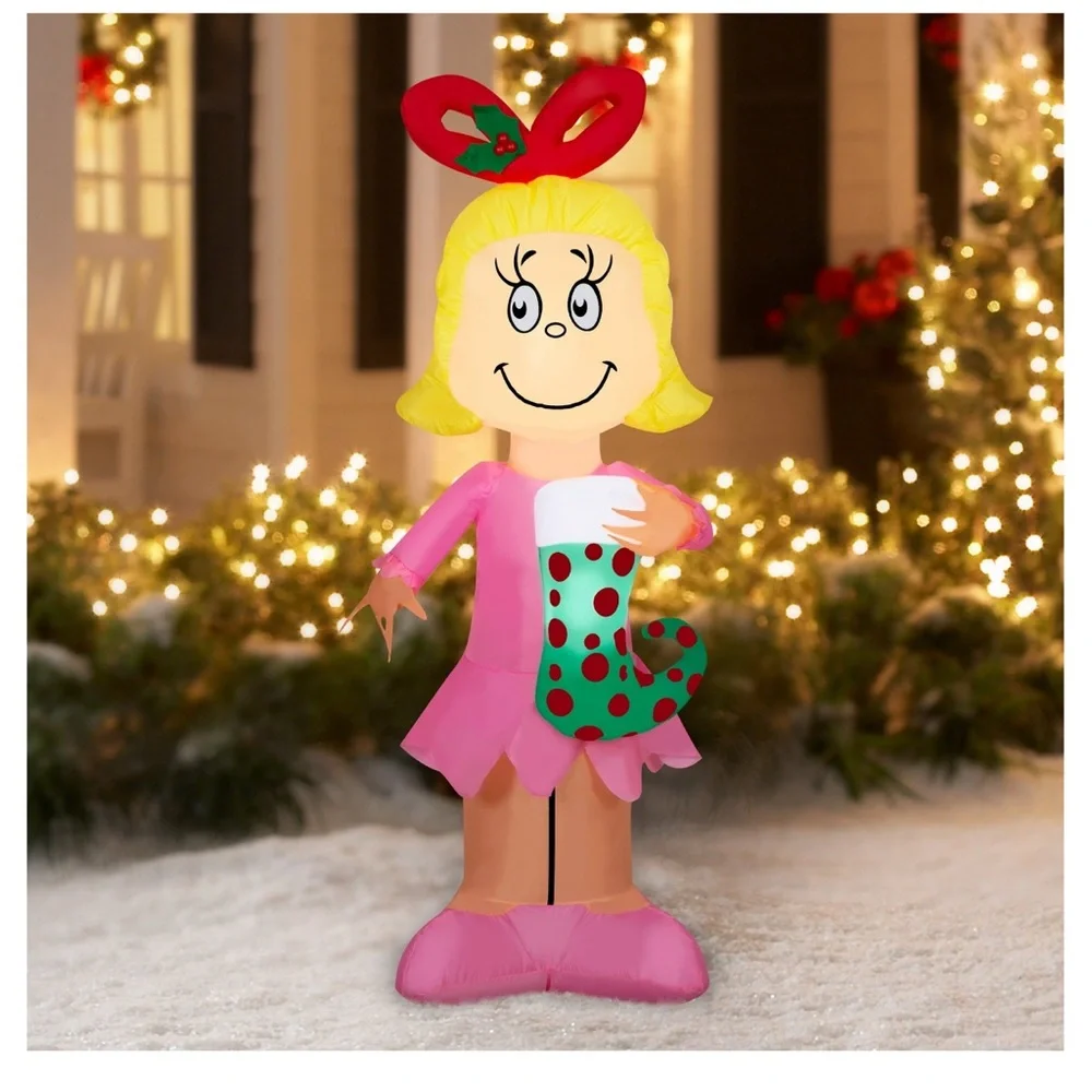Cindy Lou Who 5 Ft Christmas Airblown Inflatable Dr. Seuss The Grinch‎